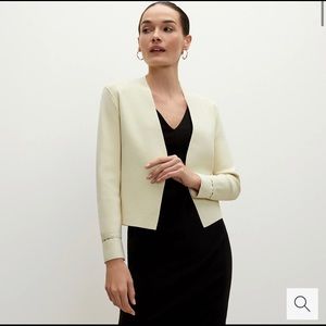 MM Lafleur Sant Ambroeus Jardigan in Ecru